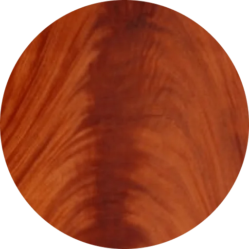 Muestra de madera Caoba Piramidal Pulida
